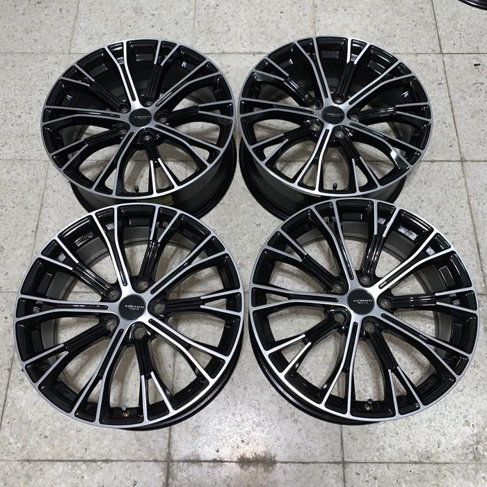 Advanti Medusa Ring 18 5x114 5x112 Lebar 7.5 ET 45 Velg Original USA Ori America R18 Not Rays Volkra