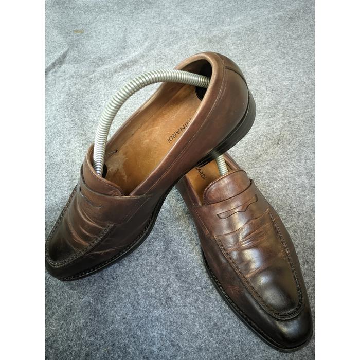 Mario Minardi Penny Loafers not Alden Allen Edmonds Txture Church Cole Haan Fortuna Shoes Haruta Reg