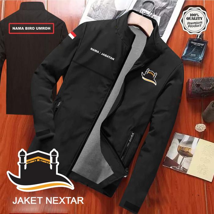 JAKET NEXTAR BIRO UMROH / JAKET CUSTOM SABLON BIRO UMROH / JAKET PRIA WANAITA / JAKET CUSTOM SUKA SU