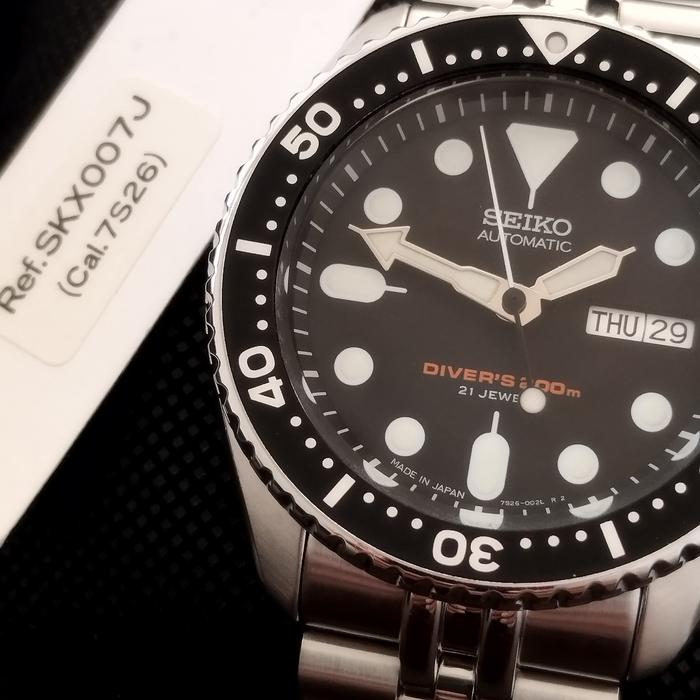 Seiko SKX007J SKX007 Made in Japan - Bracelet Miltat