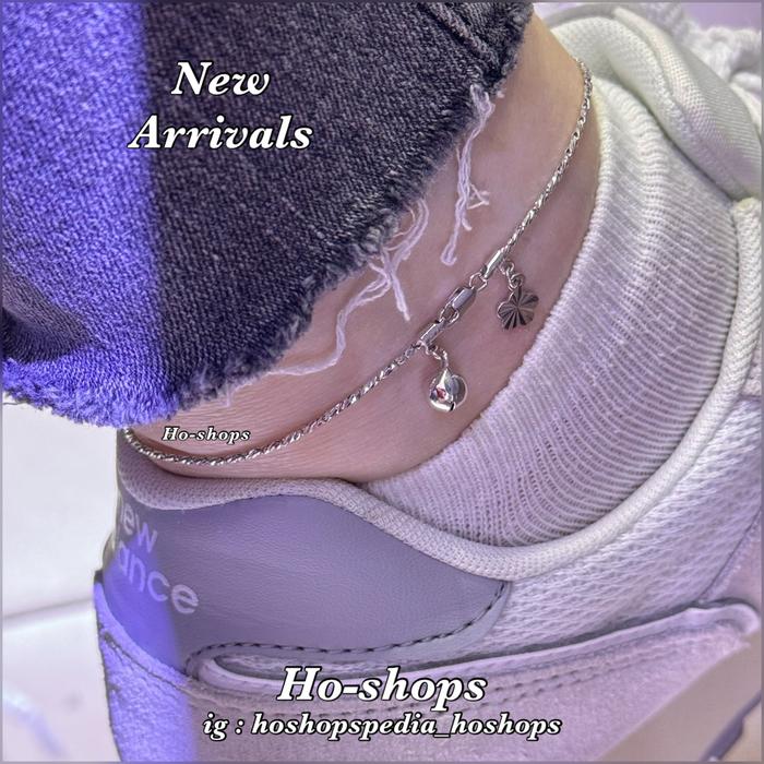Gelang Kaki Mas Putih Kadar 750 Asli Emas