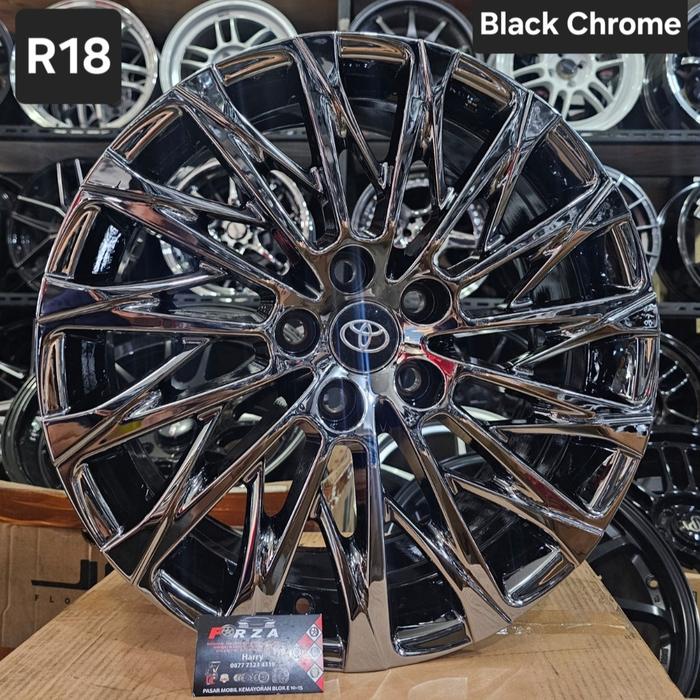 Sinergy H3103F Repl.Lexus LM350 R18 PCD5x114.3 Black Chrome. Lebar 8 ET 35