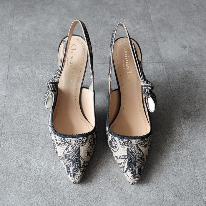 Dior J'adior Slingback 10cm Plan de Paris Beige/Black