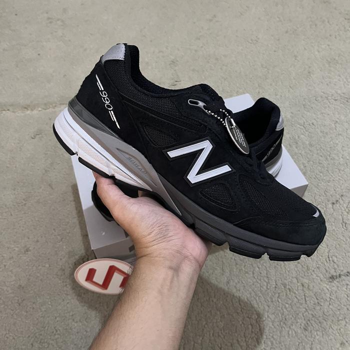 New Balance 990v4 990 v4 Black Grey White