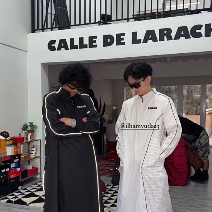 JUBAH GAMIS CALLE DELARACHE BLACK WHITE V1/V2/V3 (100% ORIGINAL)