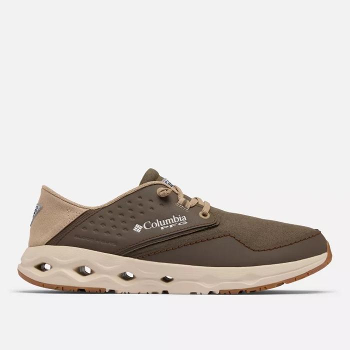 Columbia Men's PFG Bahama X Relaxed Shoe Omni-Shield Blood & Guts  - Mud, Oxford Tan