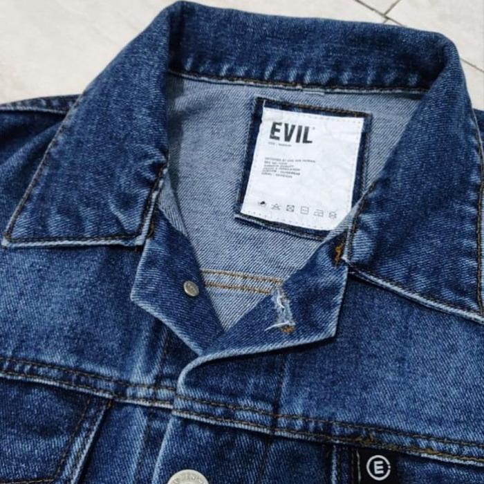 outer jaket jeans merk evil