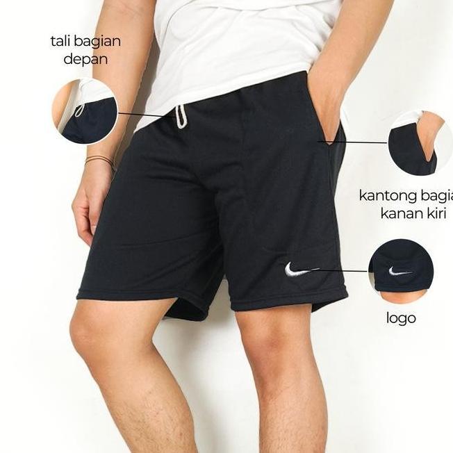 celana pendek pria kolor boxer kecil-jumbo murah baby terry nike karet