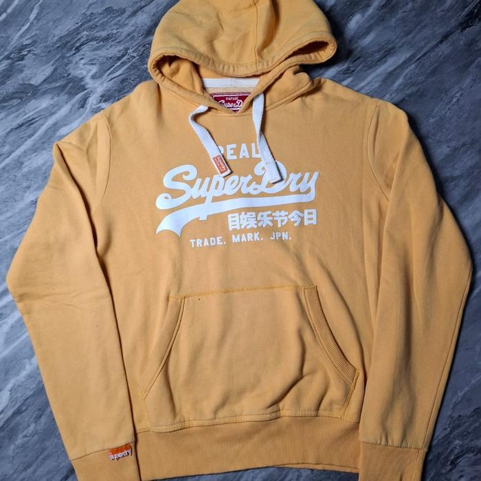 Jaket Sweater Hoodie SUPER DRY Original Second Branded Owner Kolektor