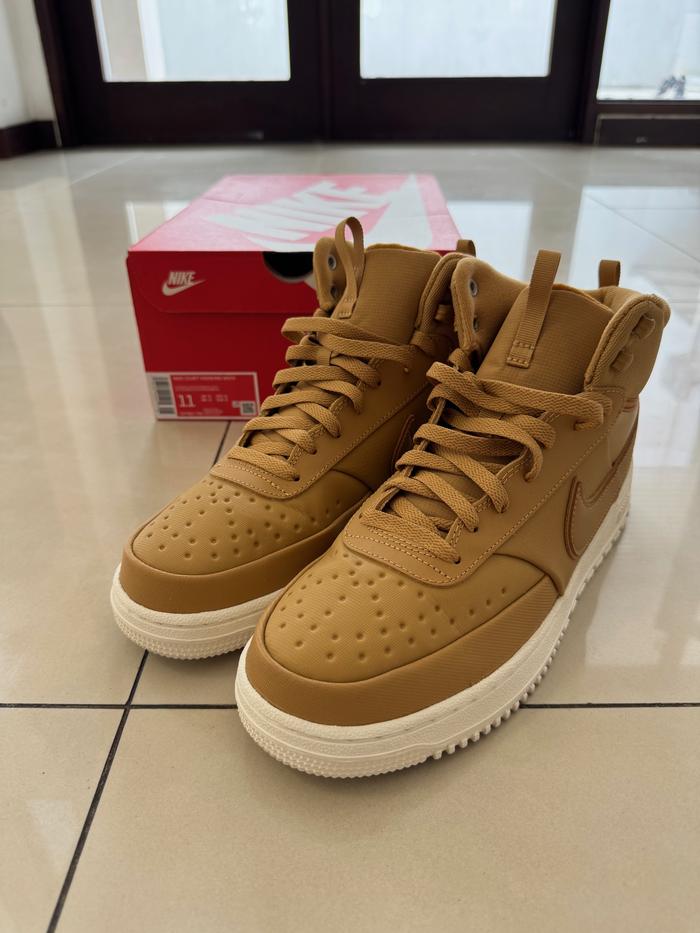 Sepatu Nike COURT VISION MID WNTR Coklat Muda ORIGINAL 100% - size 45, 40 - second
