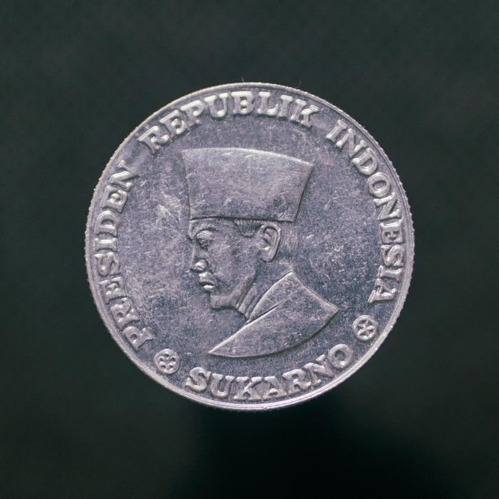Uang Koin Rupiah 50 Sen Irian Barat Soekarno/Sukarno Tahun 1962