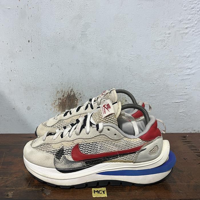 Sepatu second ori nike sacai vaporwaffle sail royal size 41