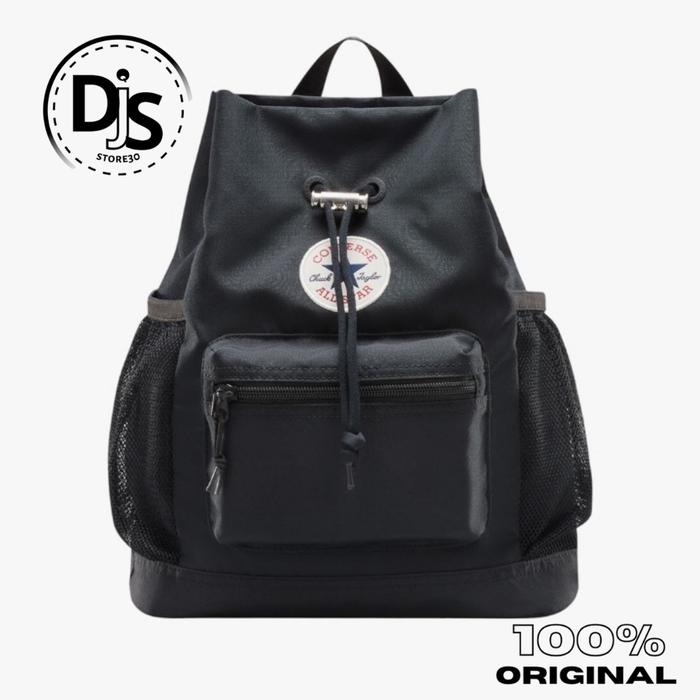 Tas Converse Go lo cinched unisex bucket bag black