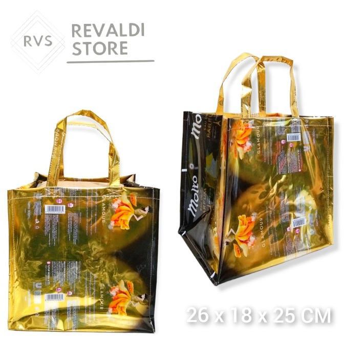 tas daur ulang / tas belanja dari bungkusan multo / rinso / super pell