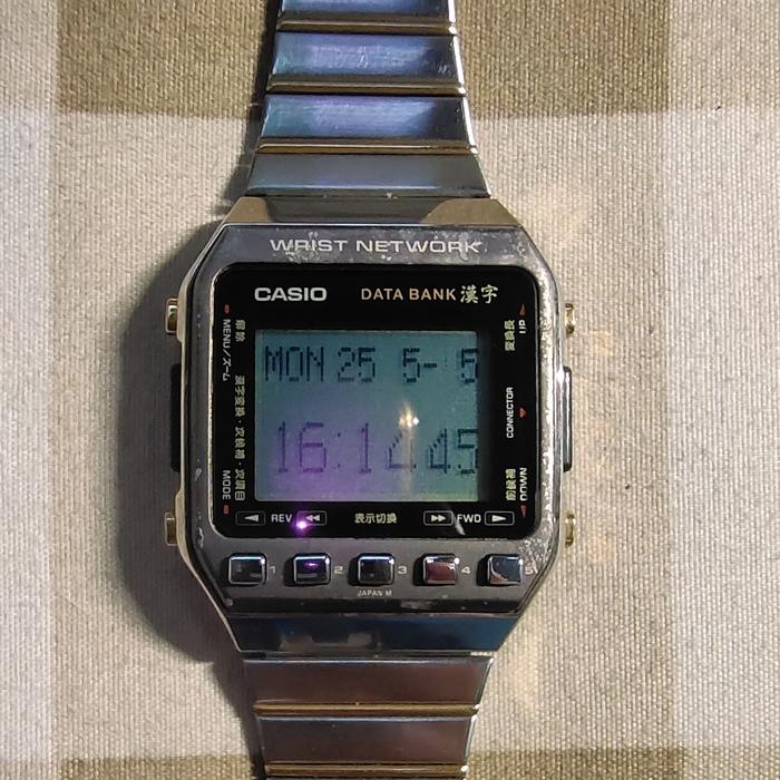 Jam Casio DKW-100 DKW100 communicator vintage