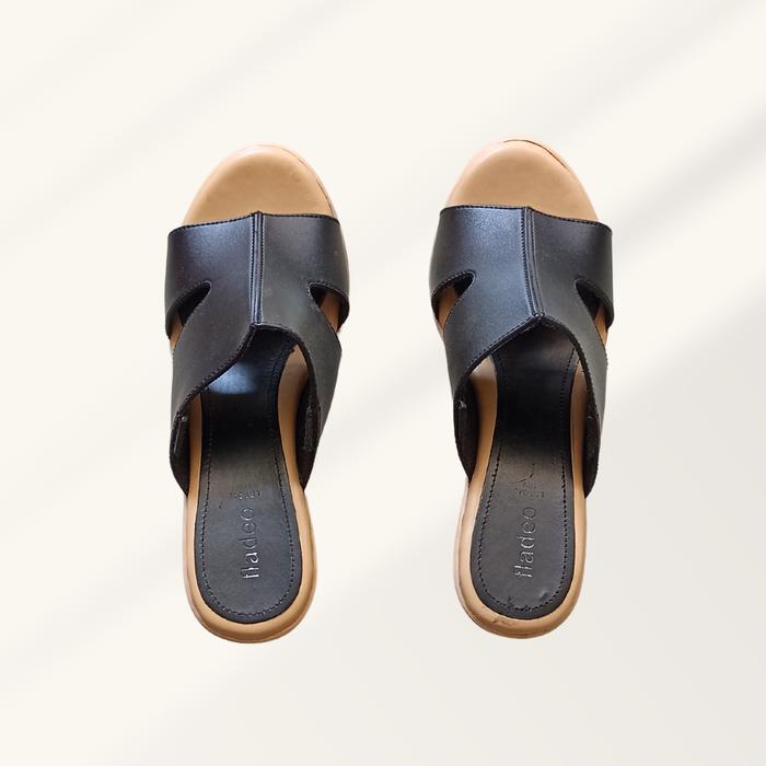 (PRELOVED) Sandal Wedges Wanita | Heels 8cm | Merek Fladeo | Ukuran 36 | Sandal Kondangan | Barang O