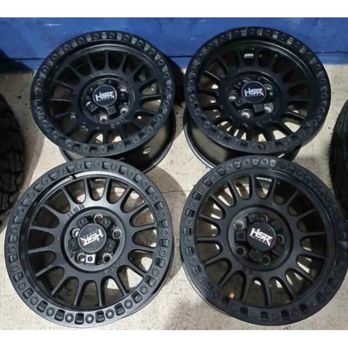 VELG BEKAS MODEL OFFROAD R15 HSR XTS05 RING15 LEBAR 8 BAUT 5X114 ET-15 TERIOS HILUX RANGGA