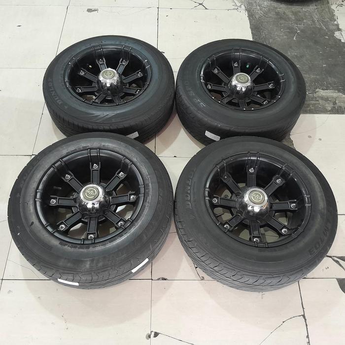 VELG BEKAS ESCUDO RING15 LEBAR 8 PCD 5X139ET-15 + BAN DLP 205 70 R15