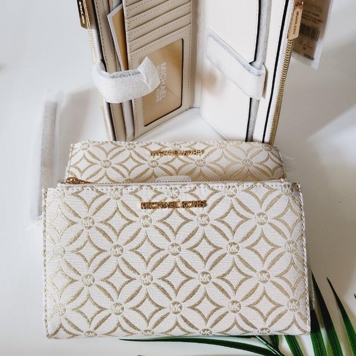 Dompet M K jet set double zip