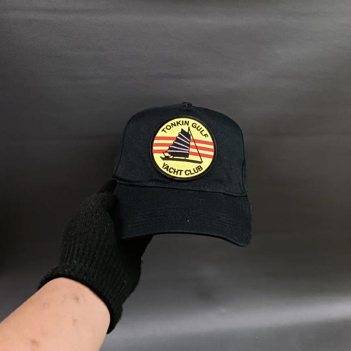 Topi Simple Cap Unisex Pria Wanita TONKIN GULF - Otto Cap Hitam