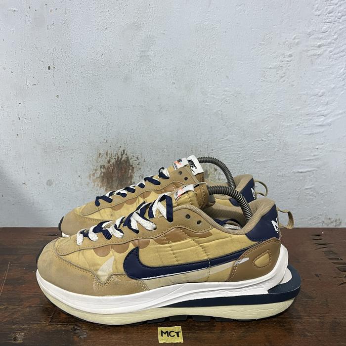 Sepatu second ori nike sacai vaporwaffle sesame size 41