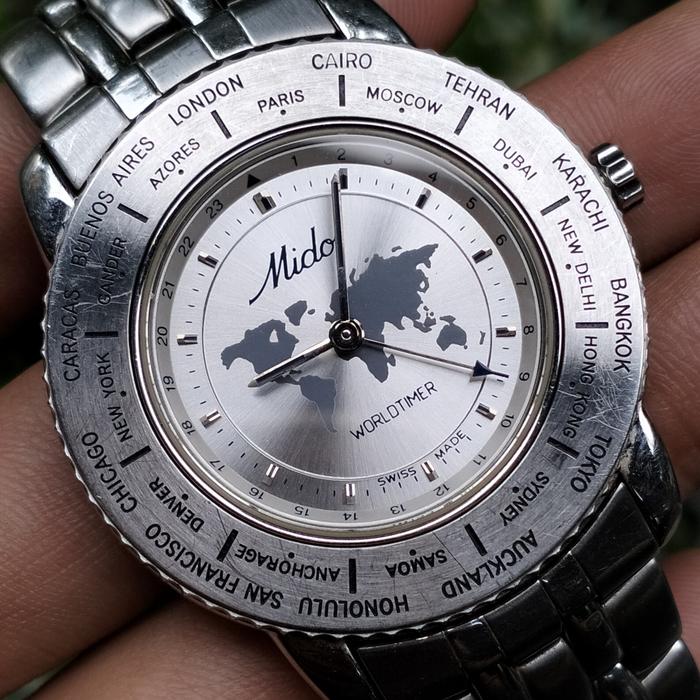Mido worldtimer vintage watch
