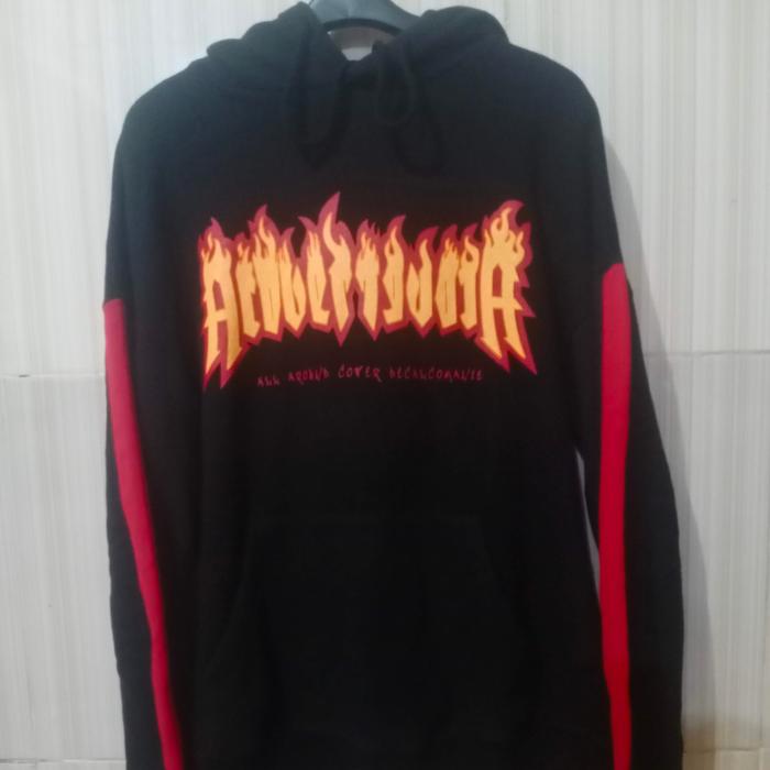 Acover Flame Big Logo back hit spailout Hoodie