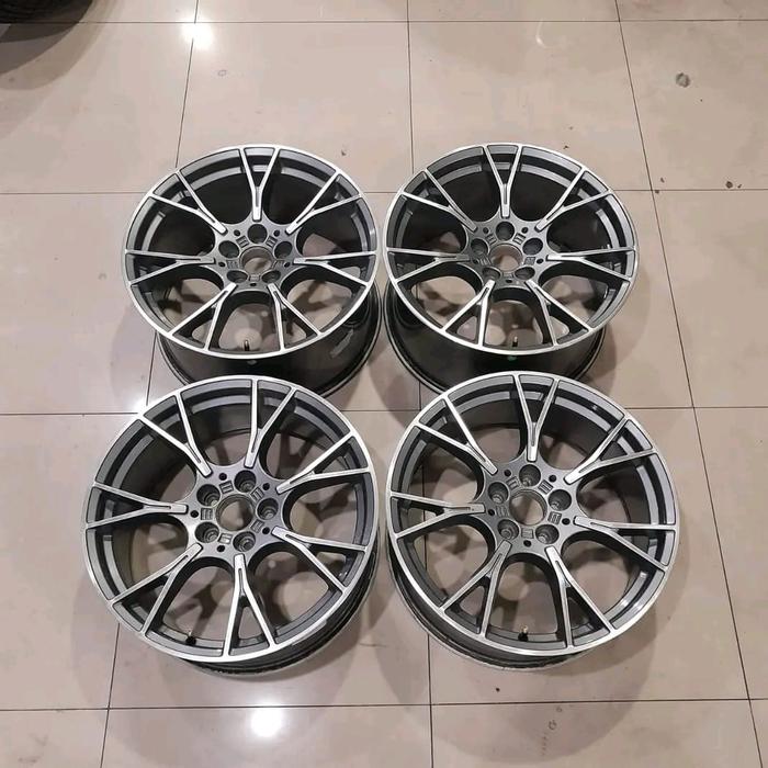 velg mobil second HSR Wurzel R19 H5x112 cocok untuk Mercy, Acoord, Civic, AMW,