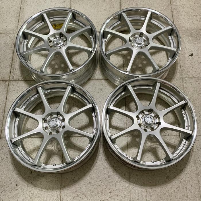 Velg RH Evolution J8 Ring 19 4x100 4x114 Lebar 7.5 ET 45 Original Japan Ori Jepang JDM R19 Not Rays 