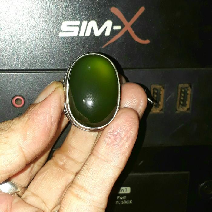 cincin Batu ijo botol aceh jumbo topp