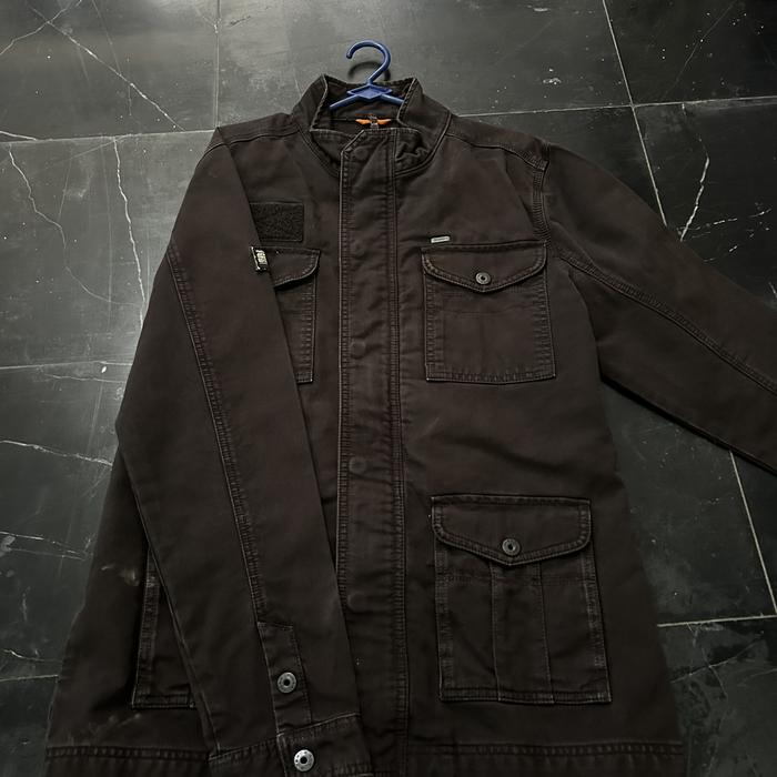 Eiger Brown Denim Jacket Coat