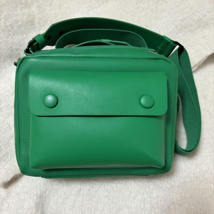 Tas Pria Zara Rubberised Man Bag Original Tas Selempang Contrasting Crossbody