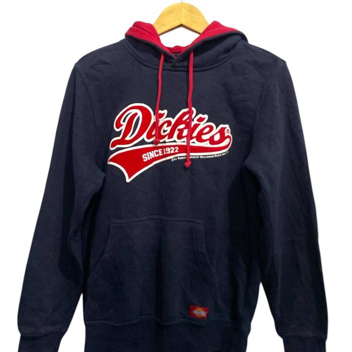 preloved hoodie dickies velvet navy size M