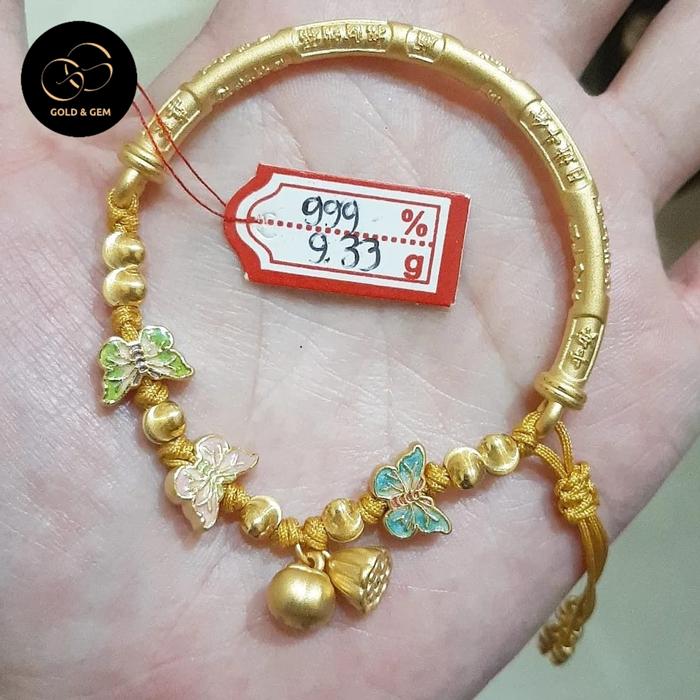 Gelang Hongkong bangle emas 24k