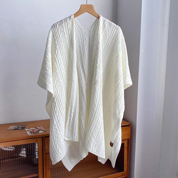 FX SHOP AMIRA PONCHO SLINGGERVEST LOOSE MANTEL RAJUT/KNIT OUTER IMPORT
