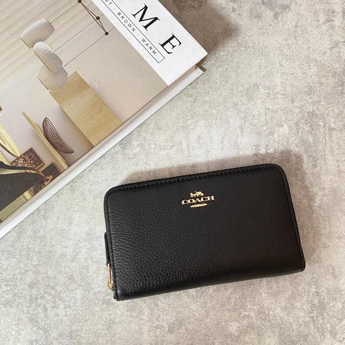 Dompet Wanita Coach ORIGINAL USA Medium ID Zip Wallet AUTHENTIC STORE