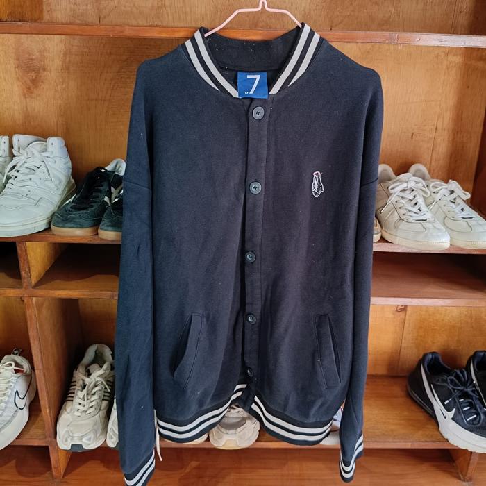 Size XL Pria | Diminished Seventh Chords Sweater Varsity Hitam Second Original