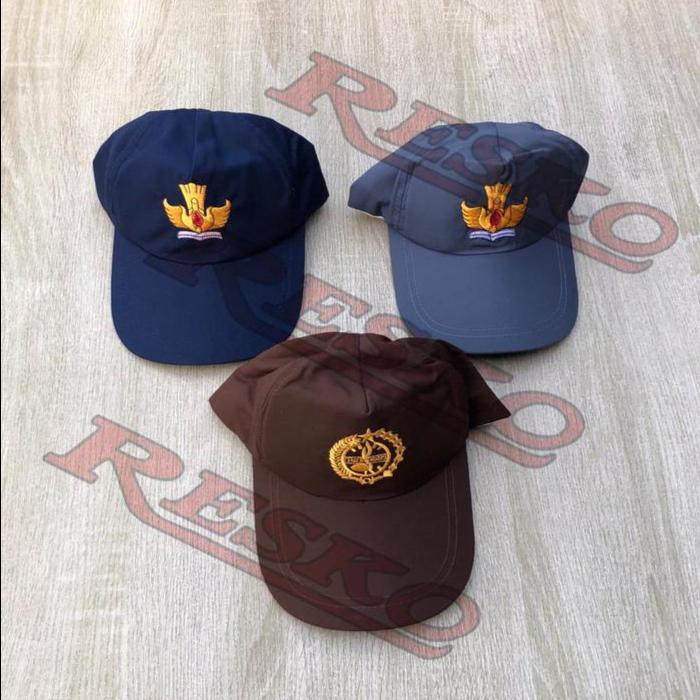 Topi Gesper SMP-SMA-Pramuka - Seragam Sekolah Resko