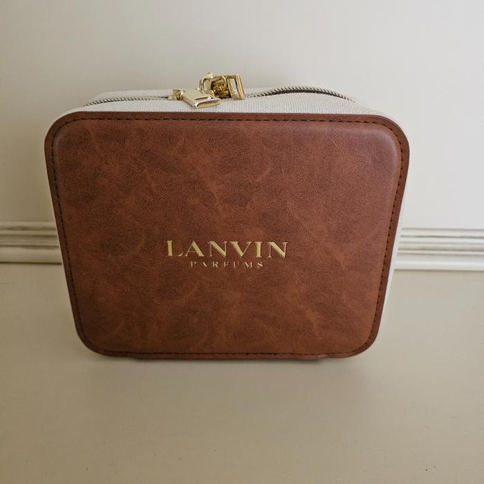 LANVIN BROWN TAS MAN AMENITY KIT