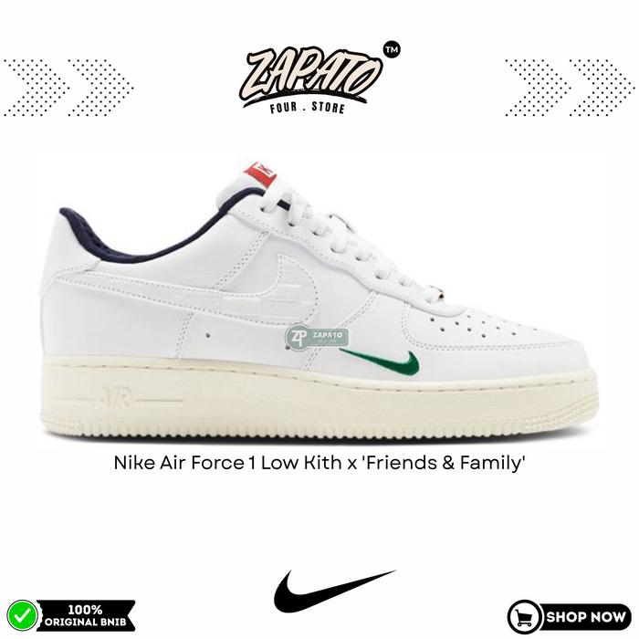 Sepatu Nike Air Force 1 Low Kith x 'Friends & Family' Original Brand New In Box