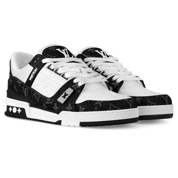 Sepatu Sneakers LV Denim Black