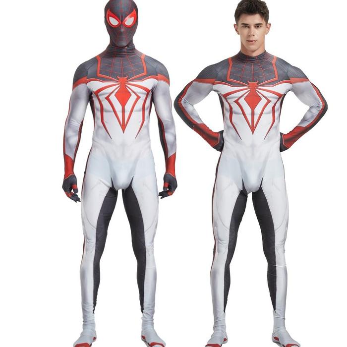 Adults Kids Miles Morales PS5 Spiderman cosplay Peter Parker Superhero Cosplay Costume Full Bodysuit