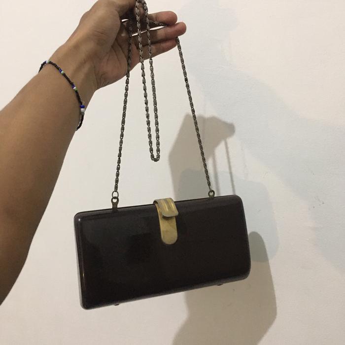 TAS PESTA VINTAGE ELIZABETH MATERIAL PLASTIK