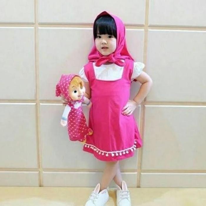 MARSHA/KOSTUM MARSHA/BAJU ANIMASI/BAJU LUCU/BAJU COSPLAY/BAJU MARSHA