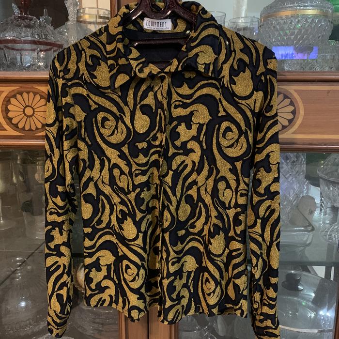 Equipment Vintage Blouse Shirt