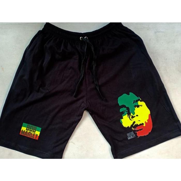Celana Pendek Bob Marley Reggae Jamaica Rasta