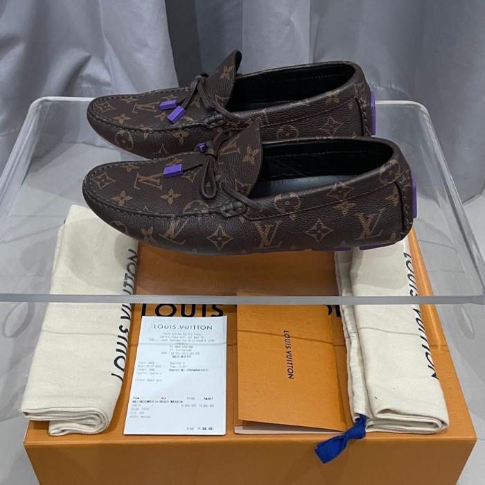 Sepatu louis Vuitton LV driver moccasin original
