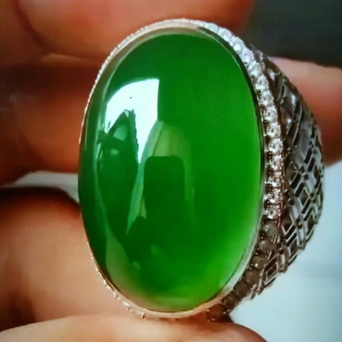 cincin Batu garut ijo darson jumbo jadul rare