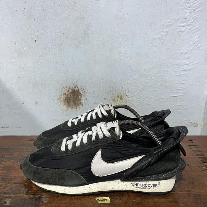 sepatu second ori nike daybreak x undercover black white size 43