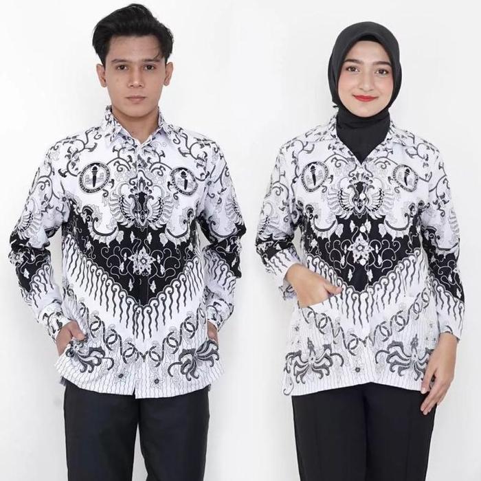 Seragam Pgri Pria Dan Wanita Terbaru Full Furing Baju Batik Pgri // Seragam Pgri Terbaru // Baju Ser